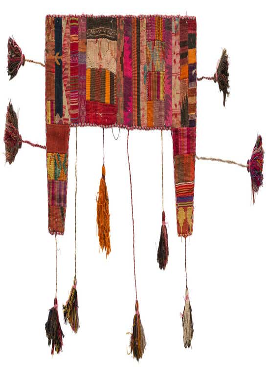 1' 8 x 4' 3 Hand Woven Wall Art Wool Rug