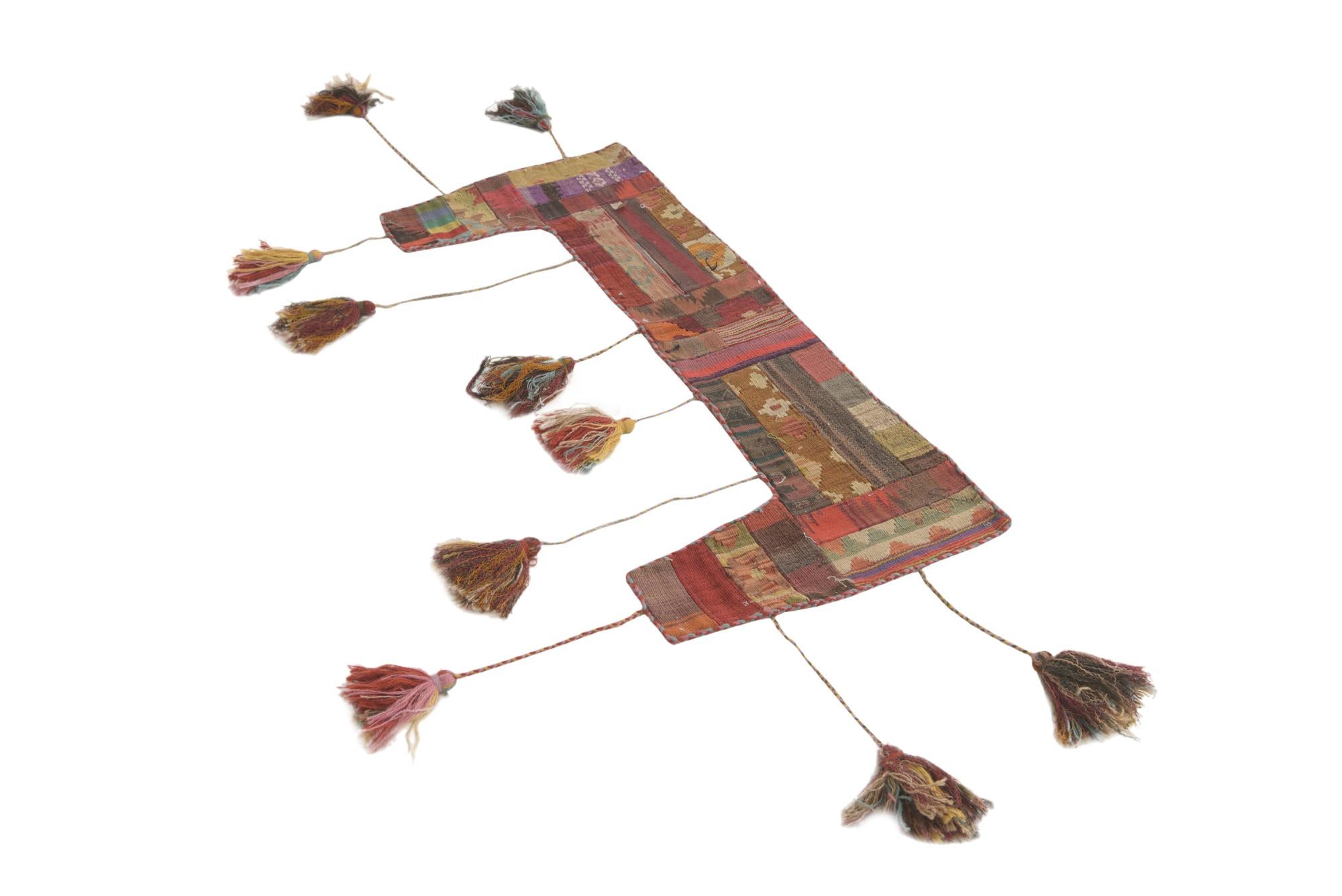1' 9 x 4' 3 Hand Woven Wall Art Wool Rug
