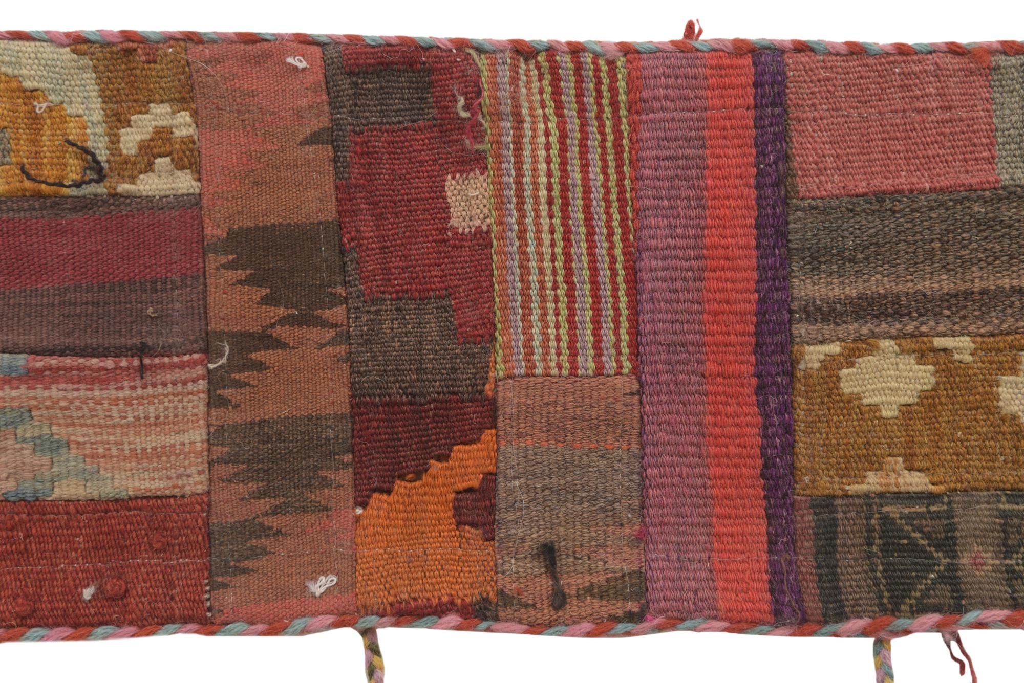 1' 9 x 4' 3 Hand Woven Wall Art Wool Rug
