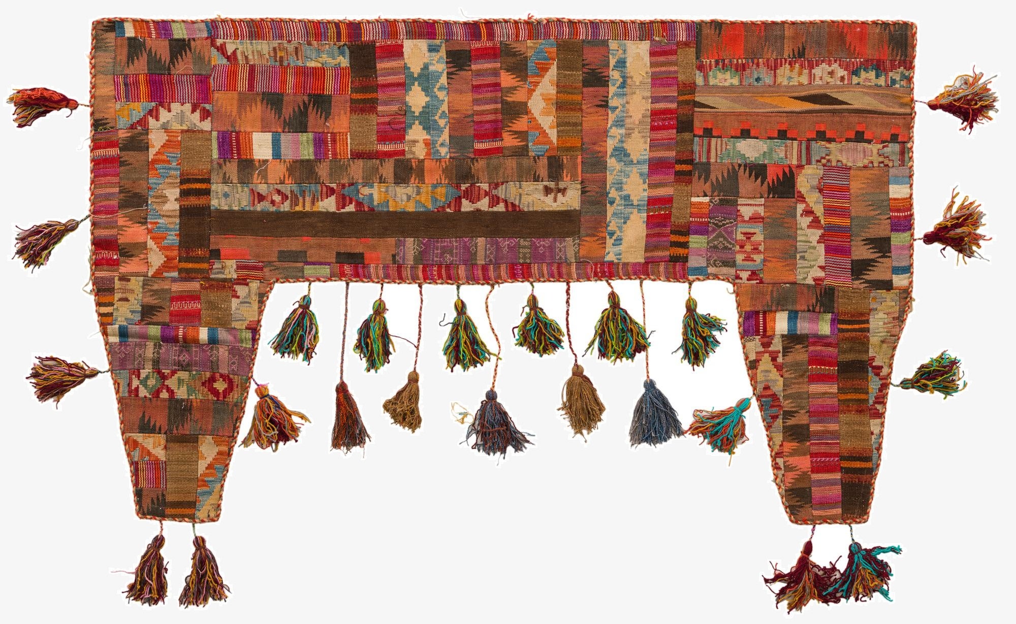 4' 2 x 6' 9  Hand Woven Wall Art Wool Rug