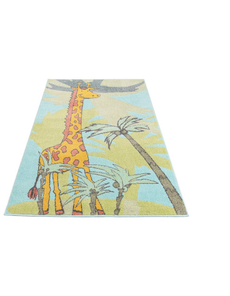 Detail image of 4' x 5' 8 Whimsy Kids Rug