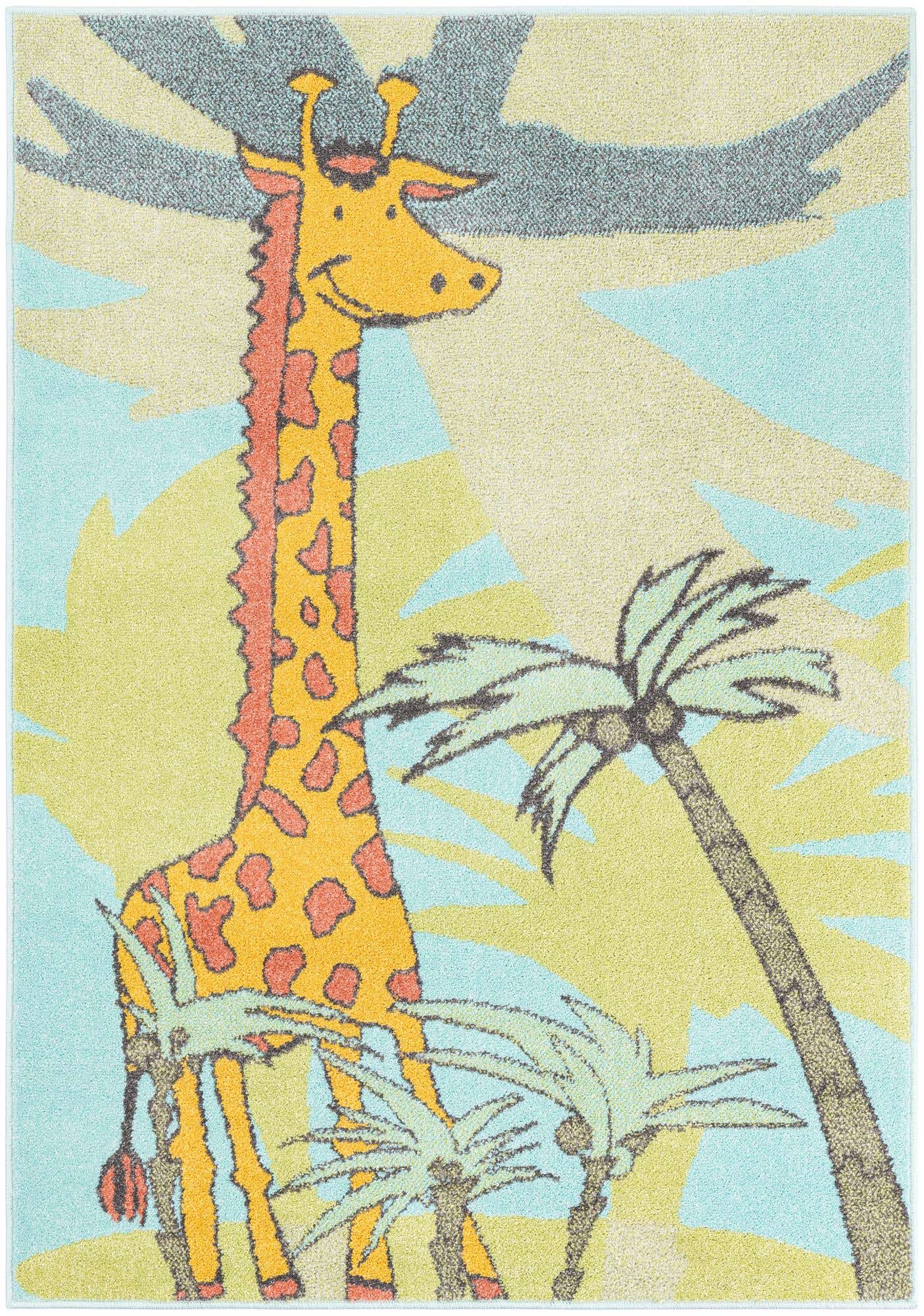 4' x 5' 8 Whimsy Kids Rug