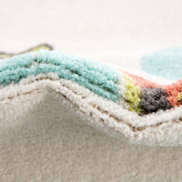 Detail image of 4' x 6' Airplanes Whimsy Kids Rug