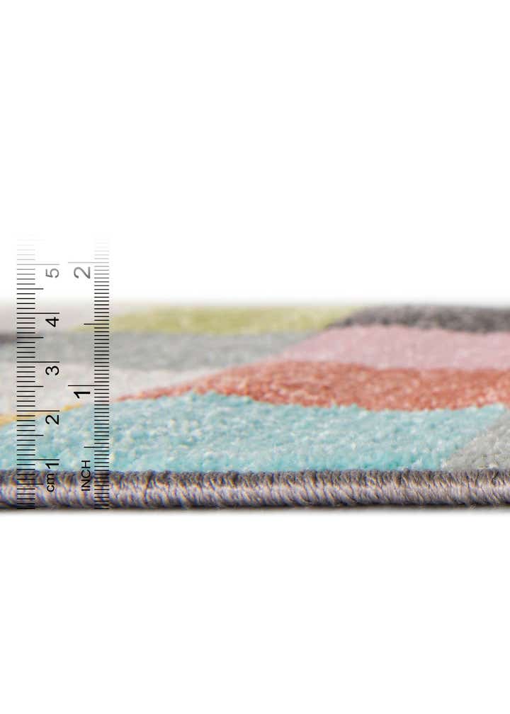 2' 2 x 2' 11 Checkered Whimsy Kids Rug