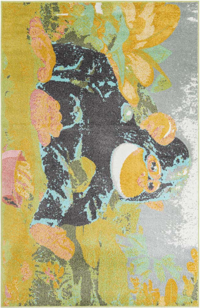 5' 3 x 8' Gorilla Whimsy Kids Rug