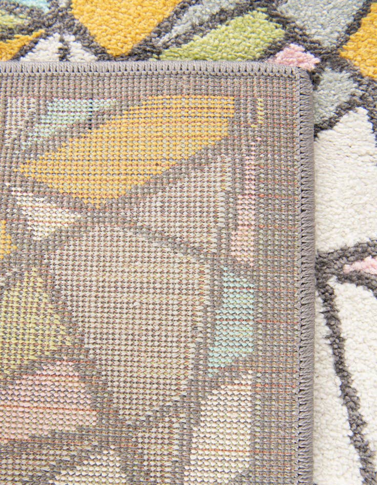 Detail image of 2' 2 x 3' 1 Stained Glass Whimsy Kids Rug