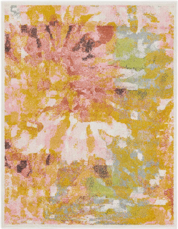 Detail image of 4' 1 x 6' 1 Abstract Whimsy Kids Rug