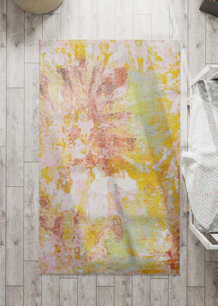 4' 1 x 6' 1 Abstract Whimsy Kids Rug