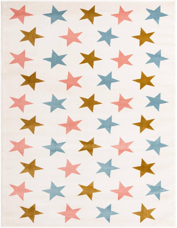 Detail image of 5' 3 x 8' Whimsy Kids Rug