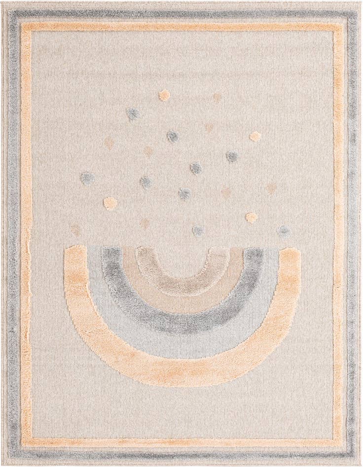 Detail image of 5' 3 x 8' Whimsy Kids Rug