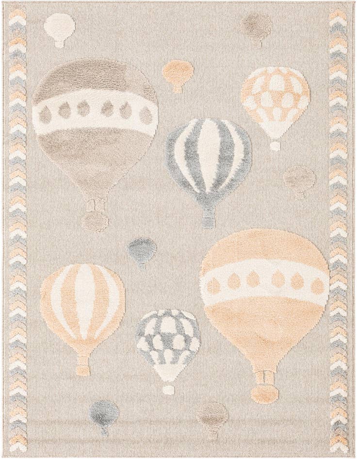 Detail image of 5' 3 x 8' Whimsy Kids Rug