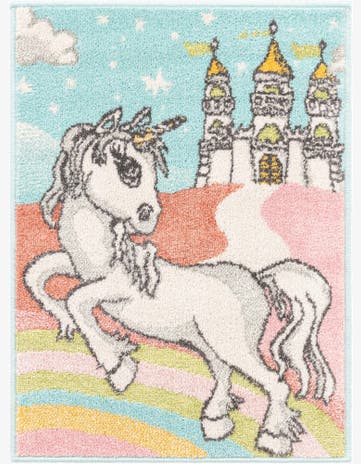 Unicorn Whimsy Kids Rug