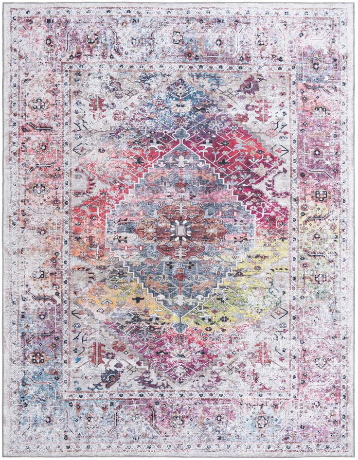 Detail image of 7' 10 x 10' Washable Yara Rug
