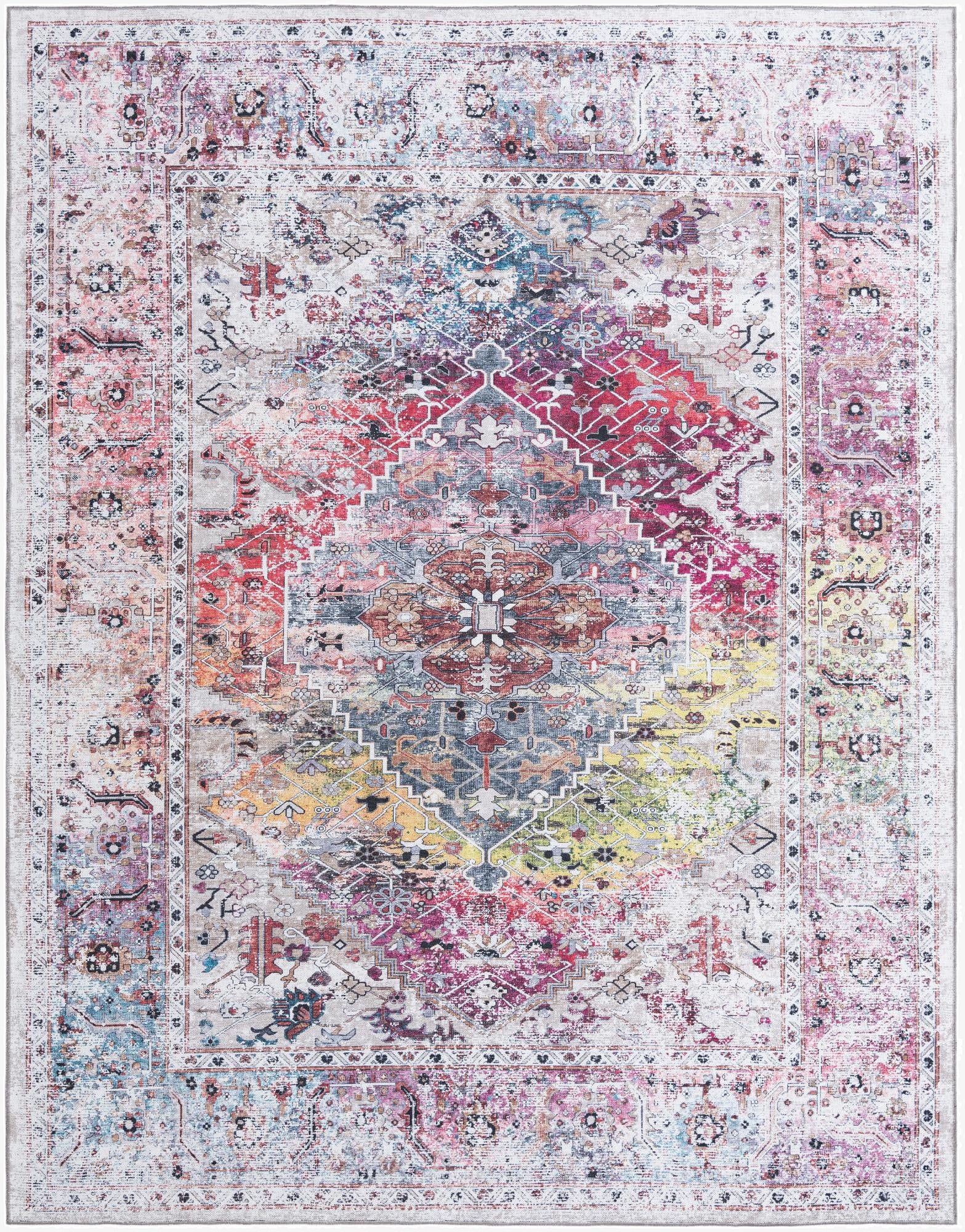 Primary image 7' 10 x 10'  Washable Yara Rug