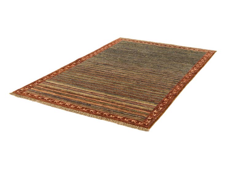 Detail image of 3' 2 x 4' 10 Hand Knotted Ziegler Modern Rug