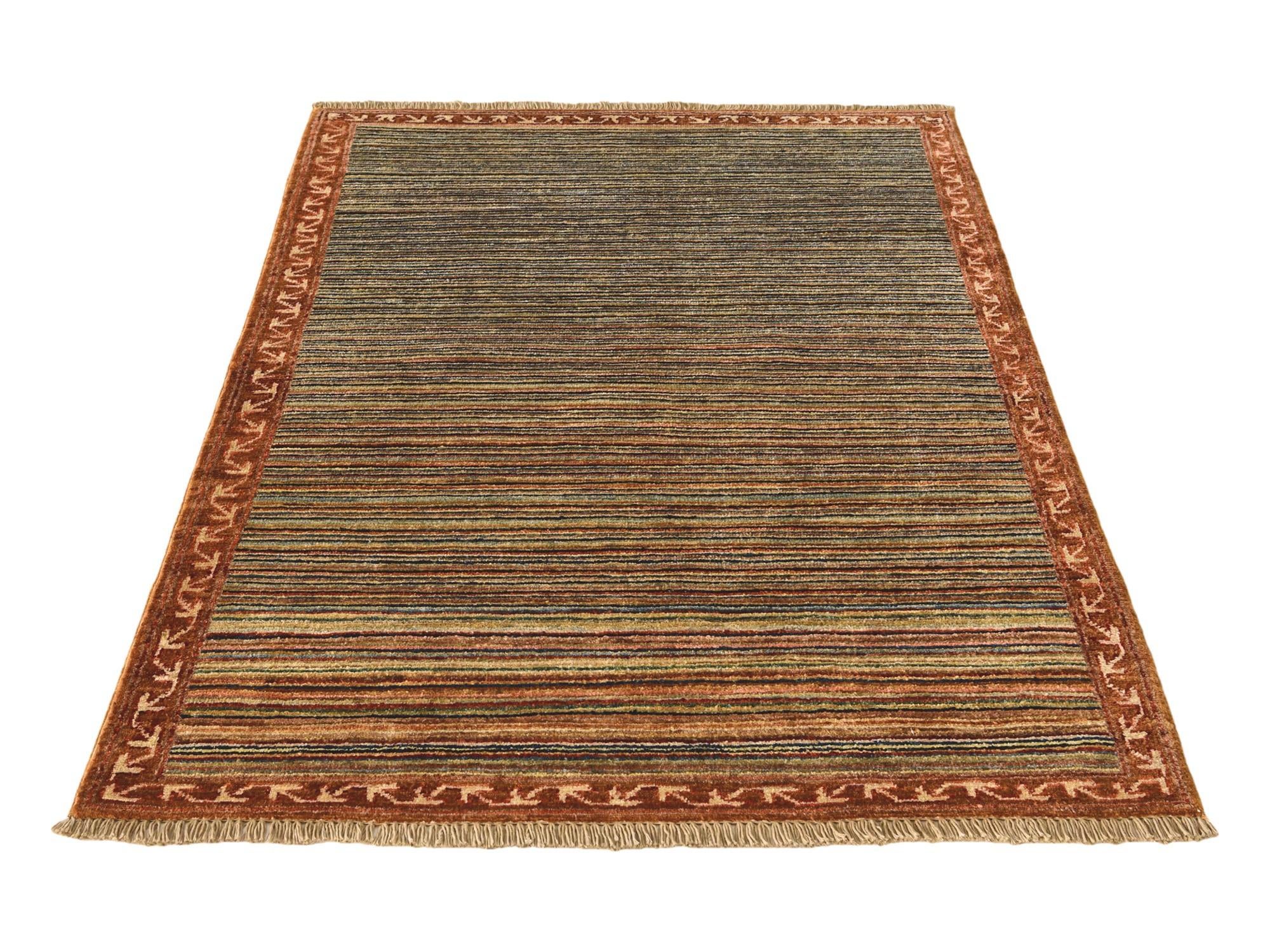 3' 2 x 4' 10 Hand Knotted Ziegler Modern Rug