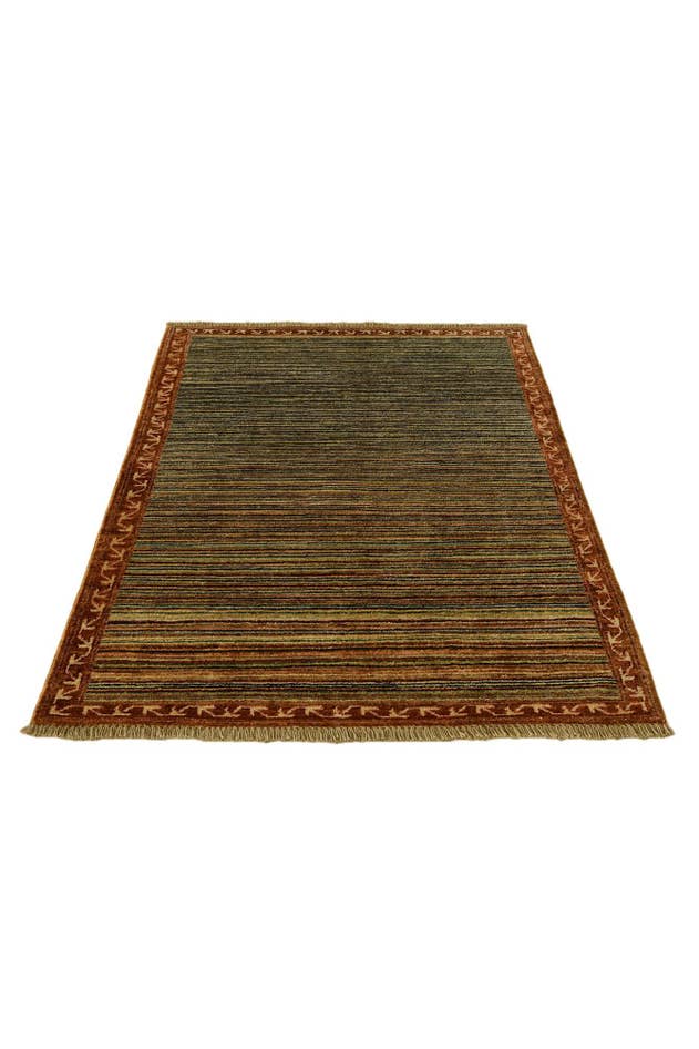 Detail image of 3' 2 x 4' 10 Hand Knotted Ziegler Modern Rug