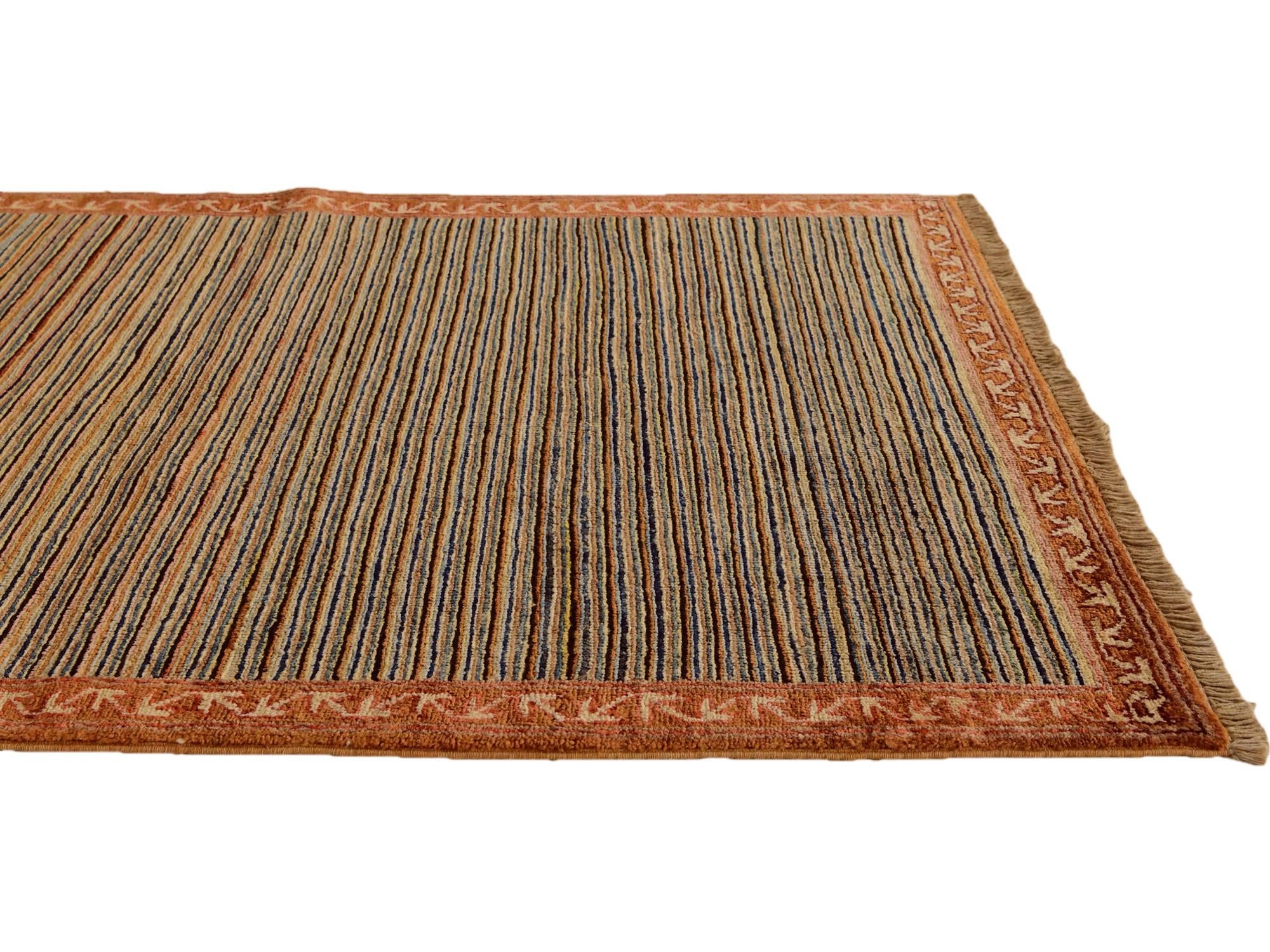 3' 2 x 4' 10 Hand Knotted Ziegler Modern Rug