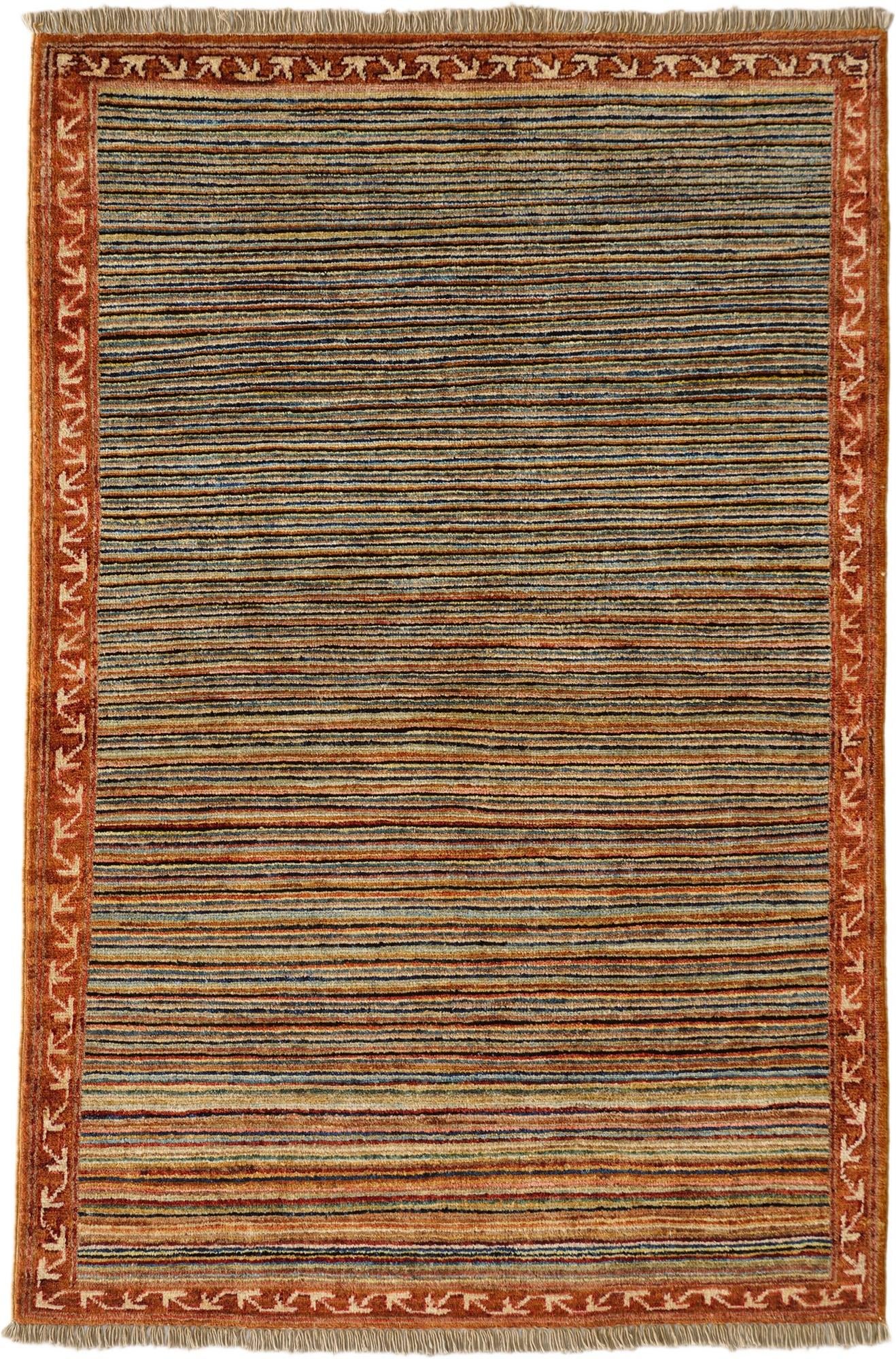 3' 2 x 4' 10 Hand Knotted Ziegler Modern Rug