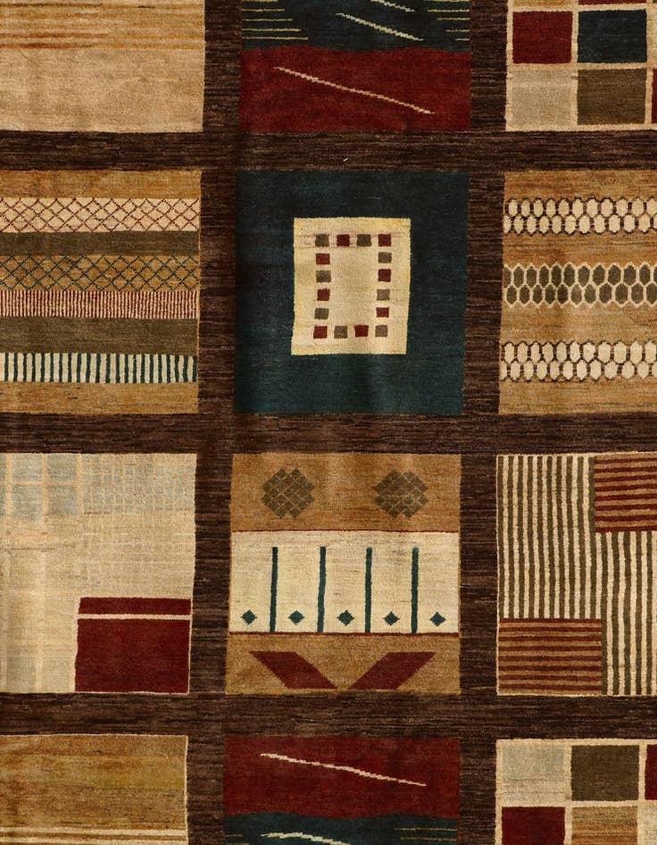 Detail image of 10' x 13' 4 Hand Knotted Ziegler Modern Rug