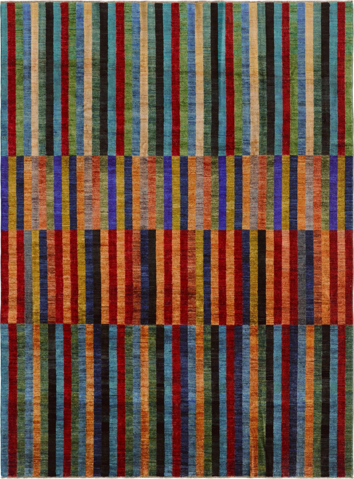 8' 7 x 11' 7 Hand Knotted Ziegler Modern Rug
