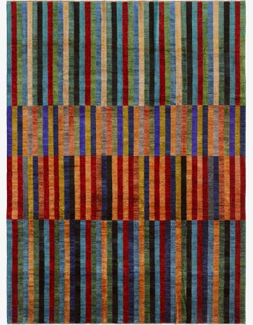 8' 7 x 11' 7 Hand Knotted Ziegler Modern Rug