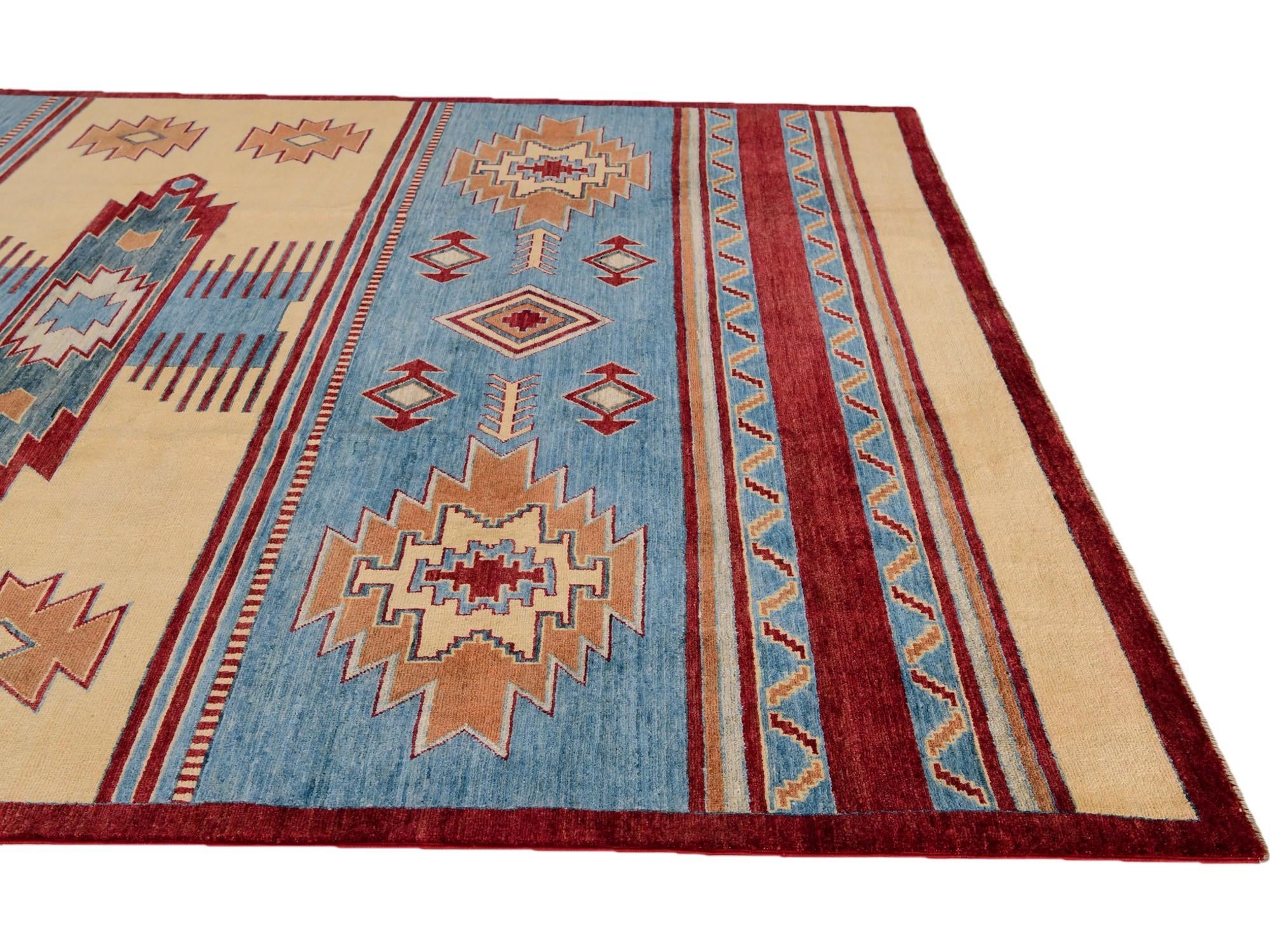 8' 3 x 9' 8 Hand Knotted Ziegler Modern Rug