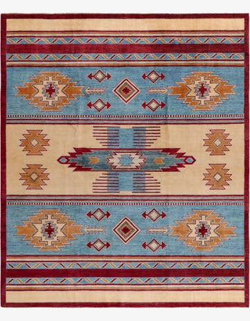 8' 3 x 9' 8 Hand Knotted Ziegler Modern Rug