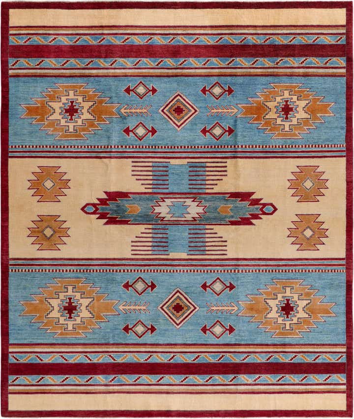 8' 3 x 9' 8 Hand Knotted Ziegler Modern Rug