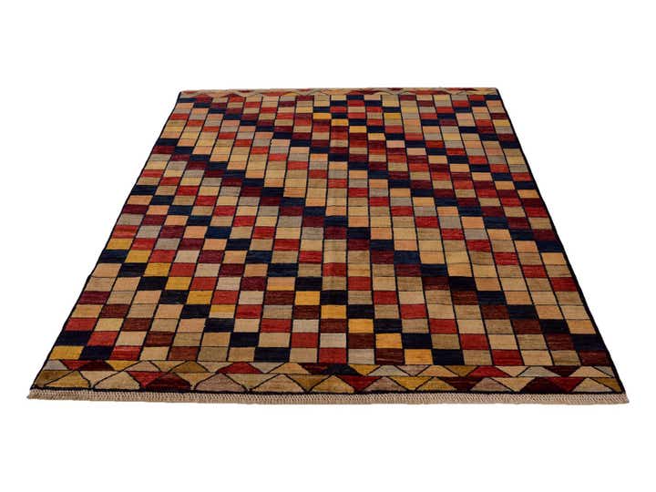 5' x 6' 5 Hand Knotted Ziegler Modern Rug