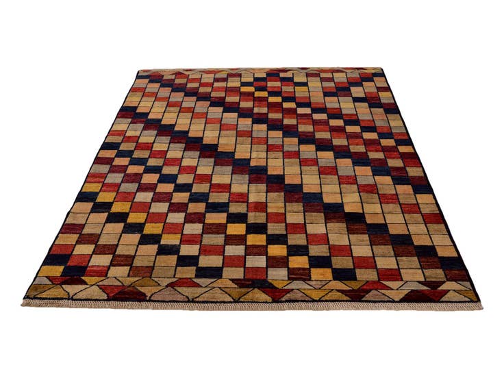 Detail image of 5' x 6' 5 Hand Knotted Ziegler Modern Rug