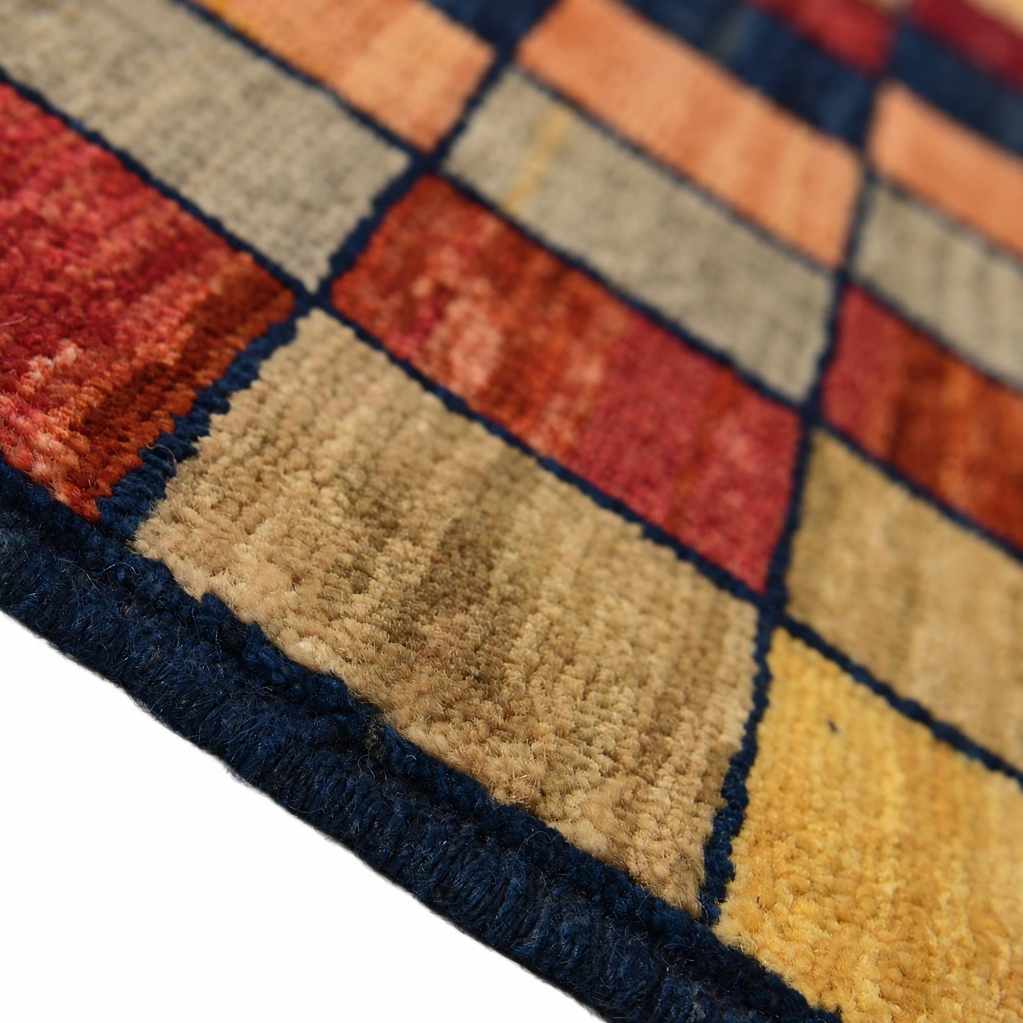 Detail image 8 of 12: 5' x 6' 5 Hand Knotted Ziegler Modern Rug
