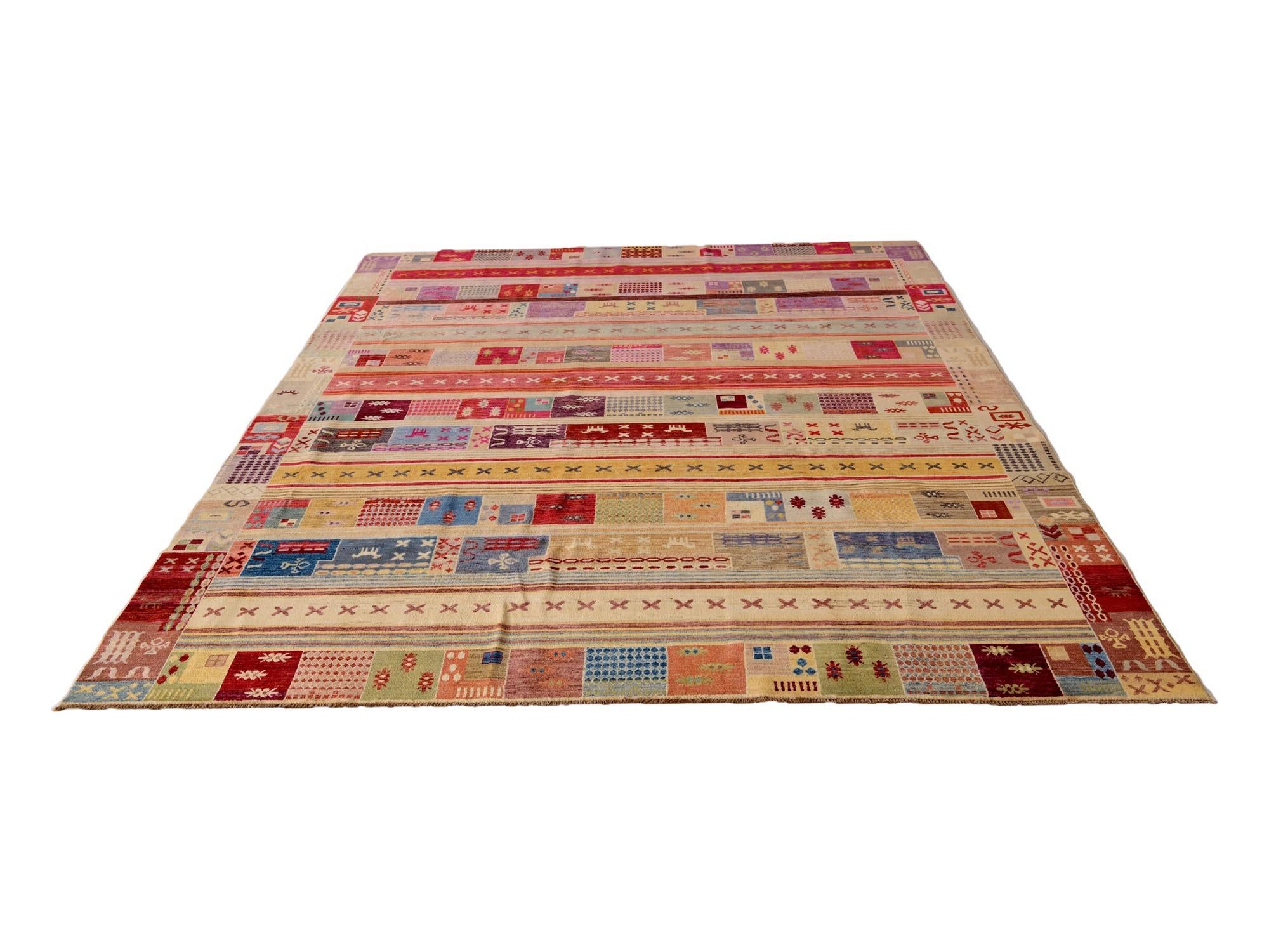 9' 3 x 12' 4 Hand Knotted Ziegler Modern Rug