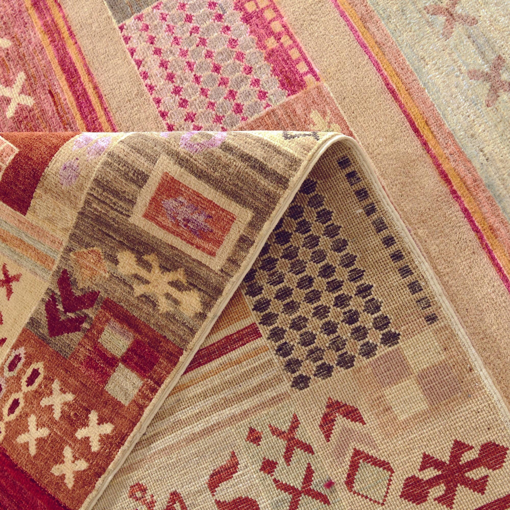 9' 3 x 12' 4 Hand Knotted Ziegler Modern Rug
