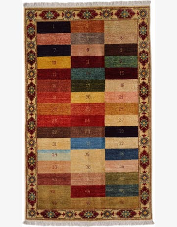 3' 7 x 5' 11 Hand Knotted Ziegler Modern Rug