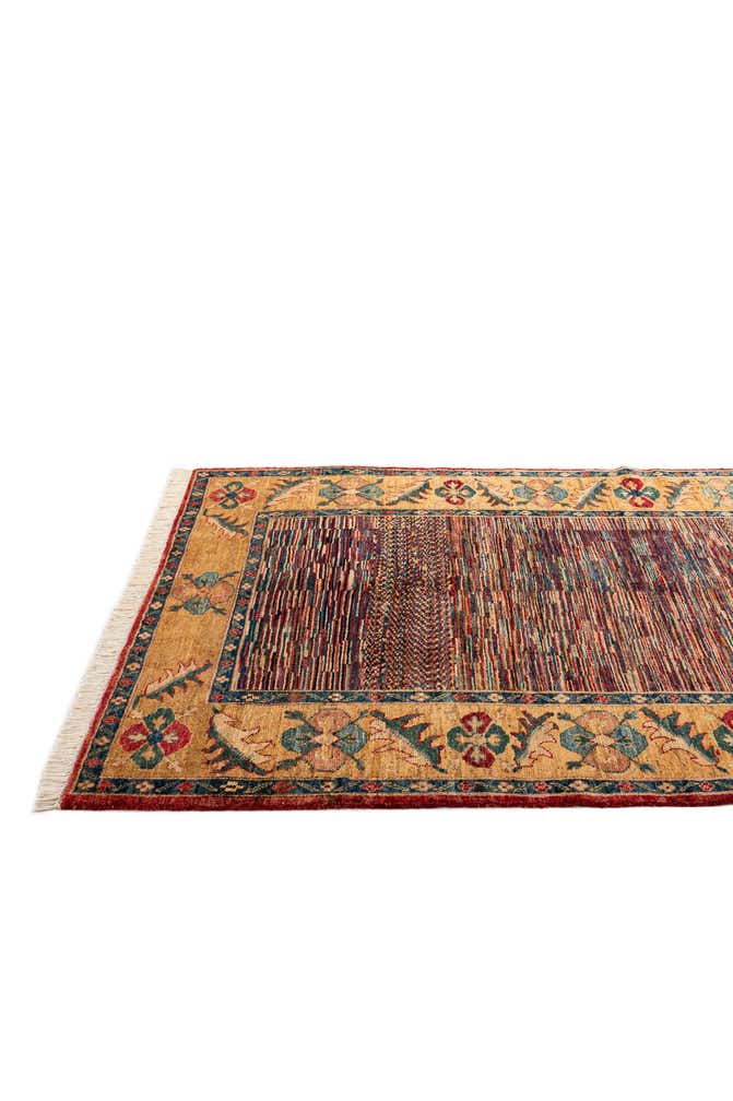 4' 11 x 6' 1 Hand Knotted Ziegler Wool Rug
