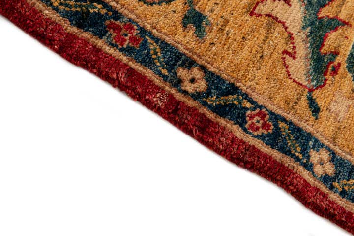 4' 11 x 6' 1 Hand Knotted Ziegler Wool Rug