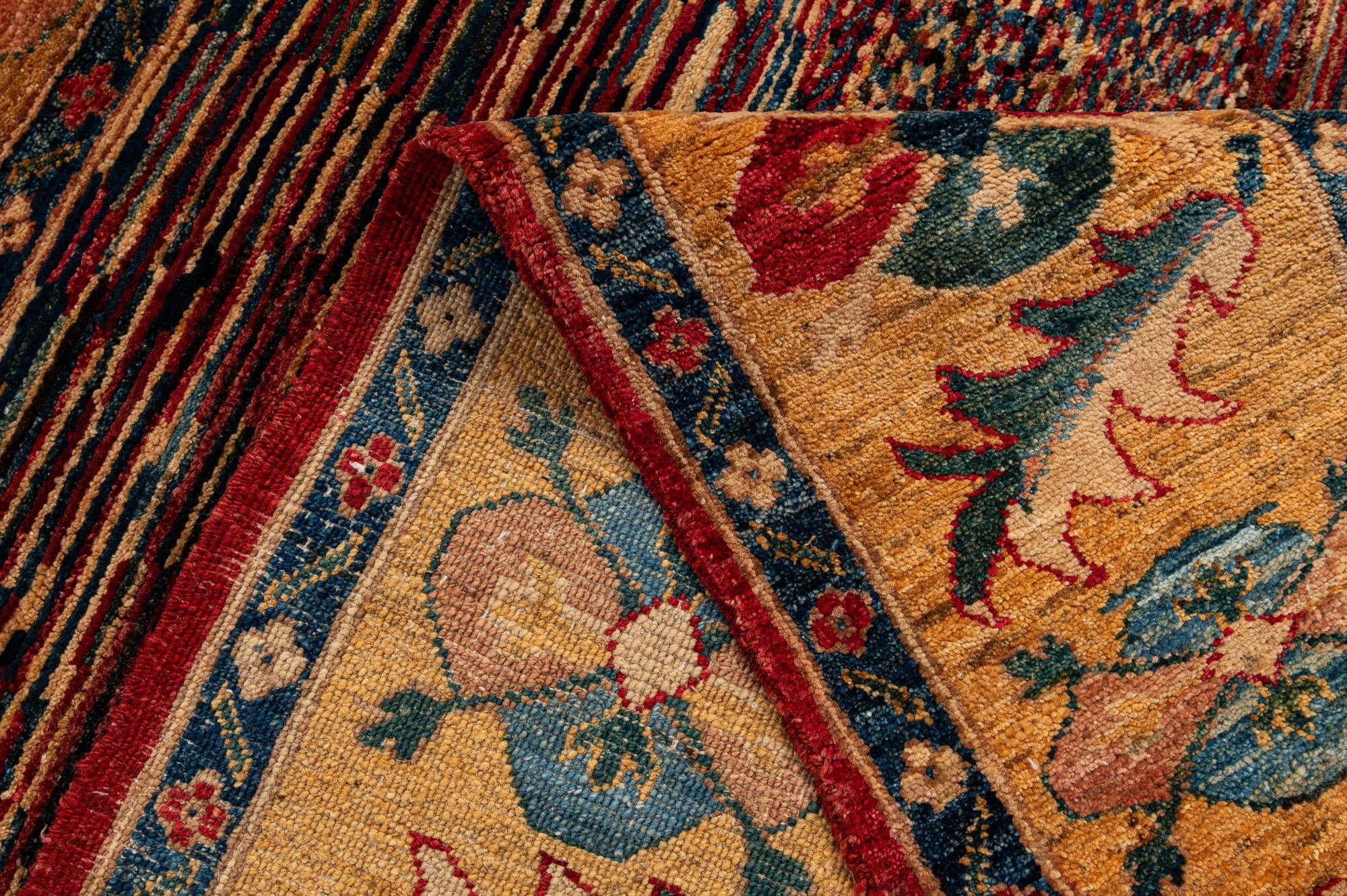 4' 11 x 6' 1 Hand Knotted Ziegler Wool Rug