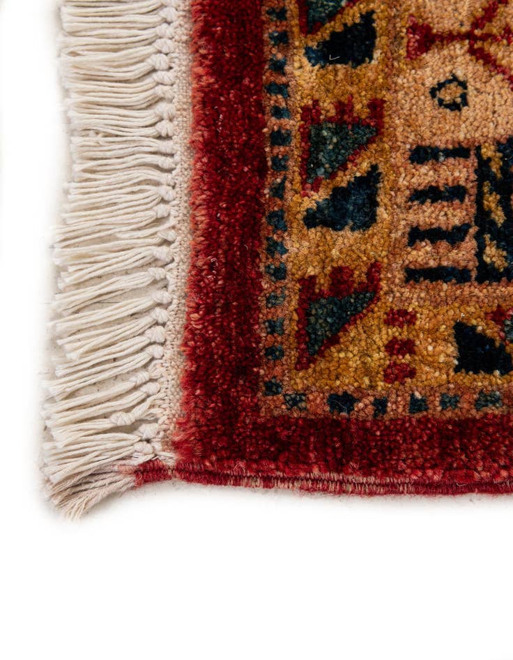Detail image of 5' 1 x 6' 10  Hand Knotted Ziegler Wool Rug