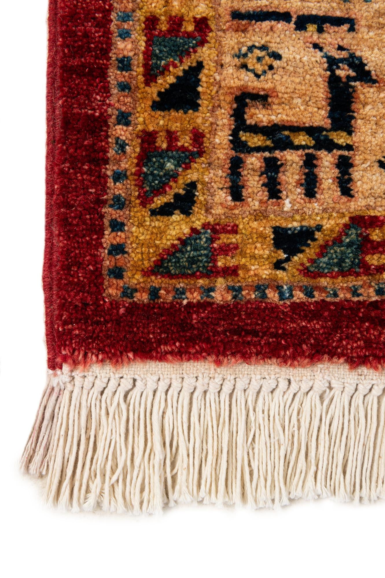 5' 1 x 6' 10 Hand Knotted Ziegler Wool Rug