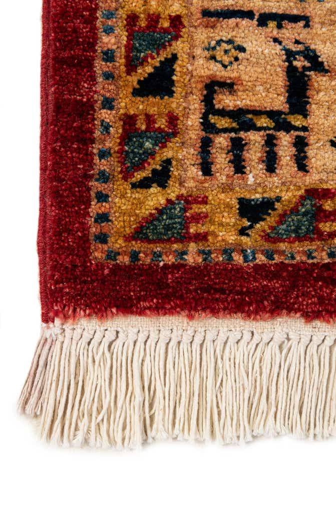 5' 1 x 6' 10 Hand Knotted Ziegler Wool Rug