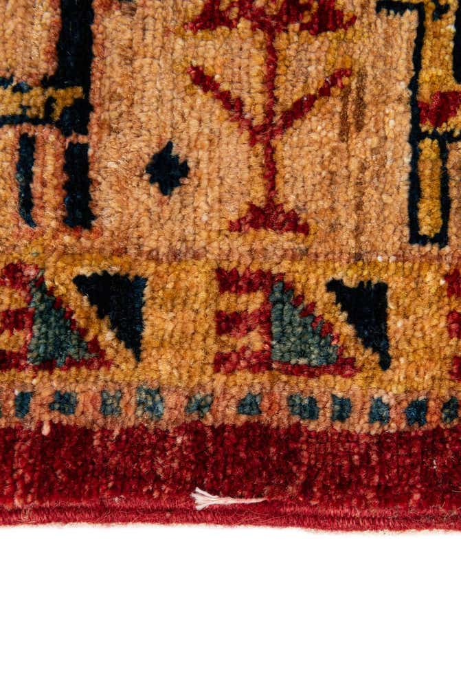 5' 1 x 6' 10 Hand Knotted Ziegler Wool Rug
