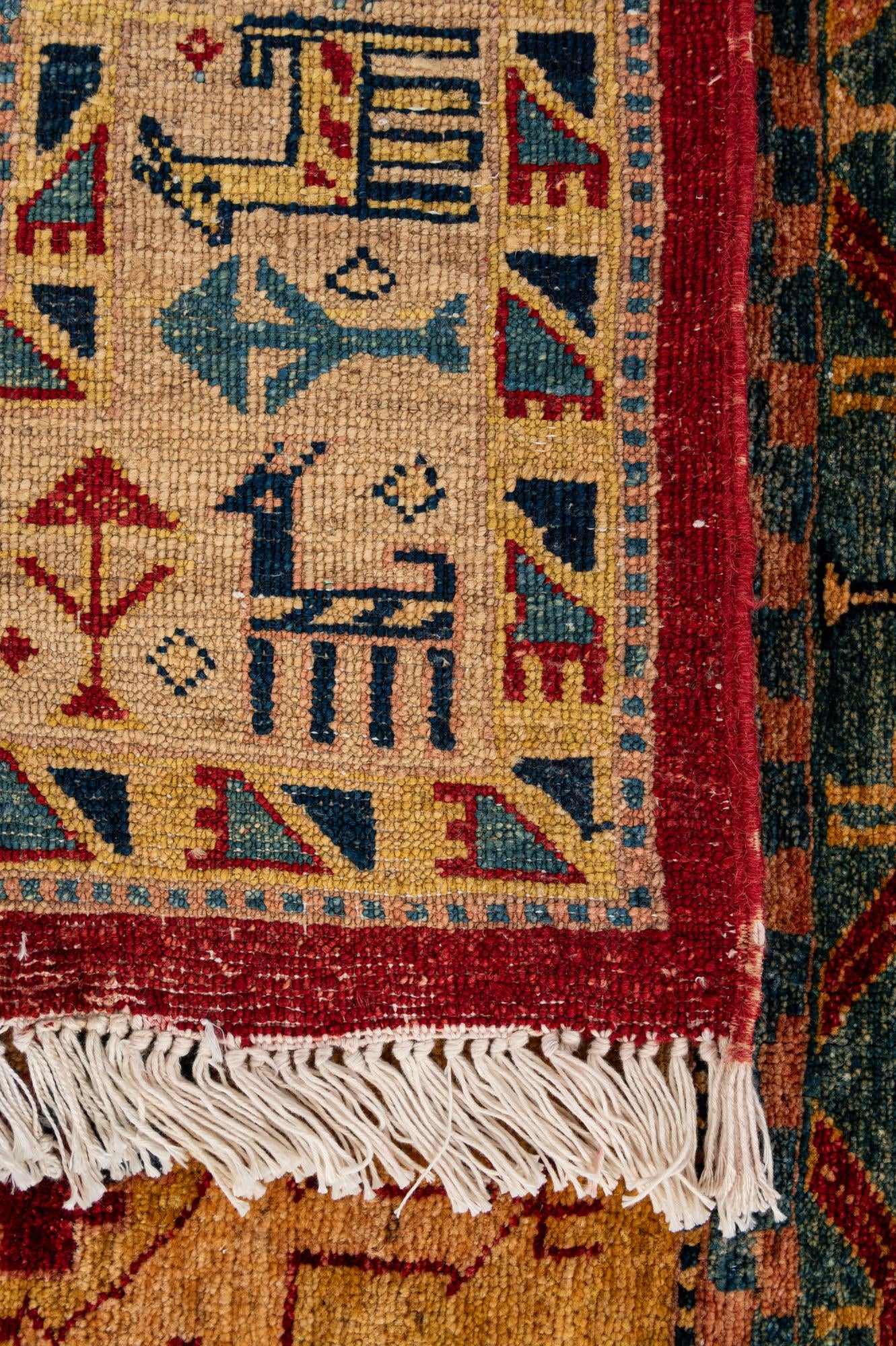 5' 1 x 6' 10 Hand Knotted Ziegler Wool Rug
