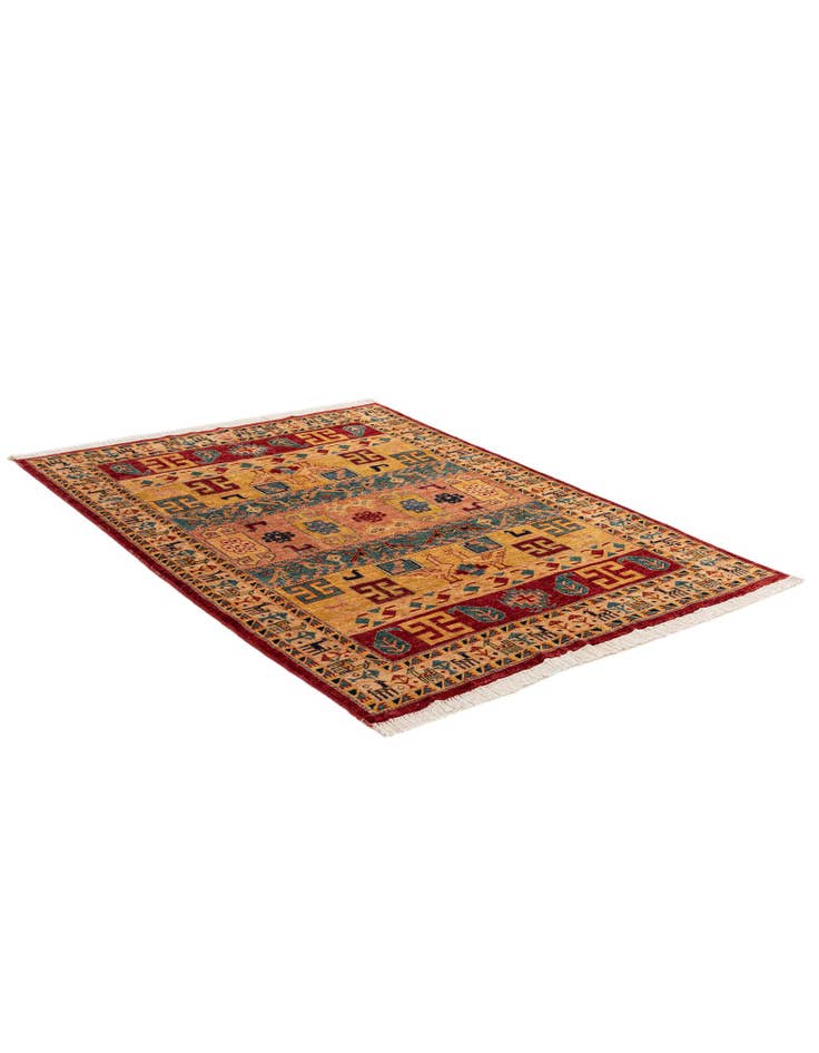 Detail image of 5' 1 x 6' 10 Hand Knotted Ziegler Wool Rug