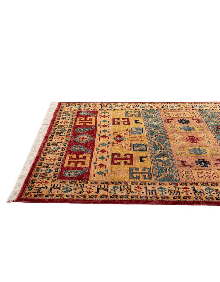 Detail image of 5' 1 x 6' 10  Hand Knotted Ziegler Wool Rug