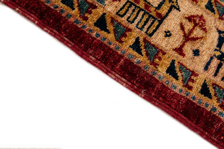 5' 1 x 6' 10 Hand Knotted Ziegler Wool Rug
