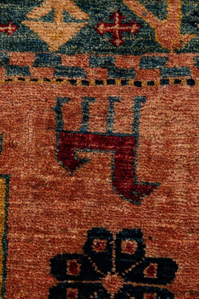 5' 1 x 6' 10 Hand Knotted Ziegler Wool Rug