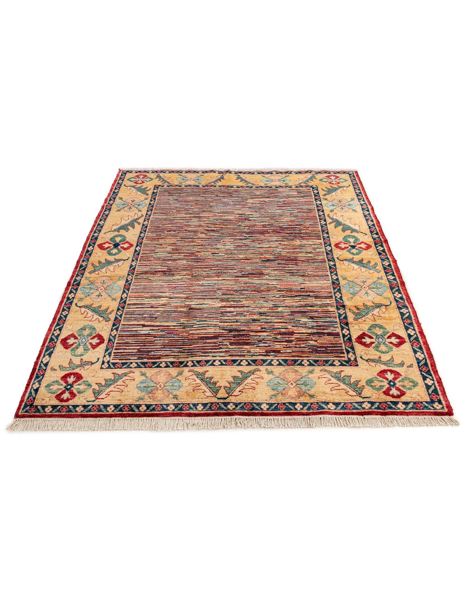 5' 10 x 7' 8 Hand Knotted Ziegler Wool Rug
