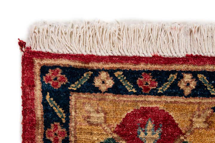 5' 10 x 7' 8 Hand Knotted Ziegler Wool Rug