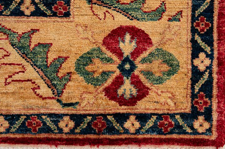 5' 10 x 7' 8 Hand Knotted Ziegler Wool Rug
